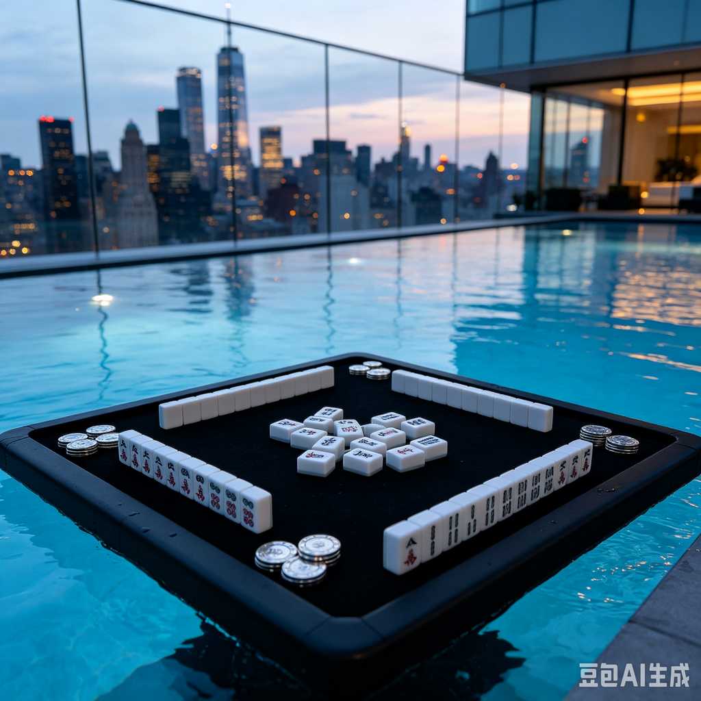 wooden mahjong set