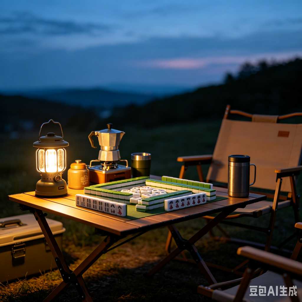 light mahjong set for easy carry