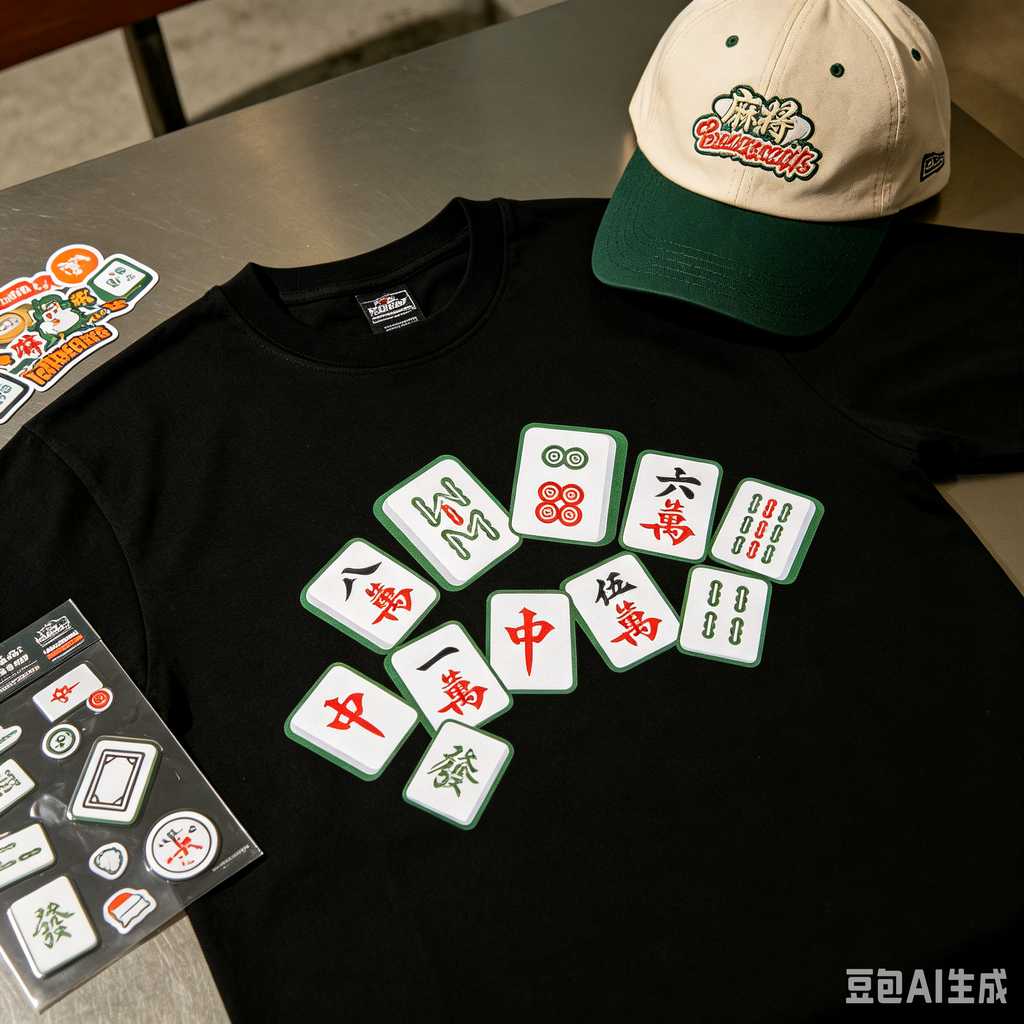 bamboo wood mahjong set