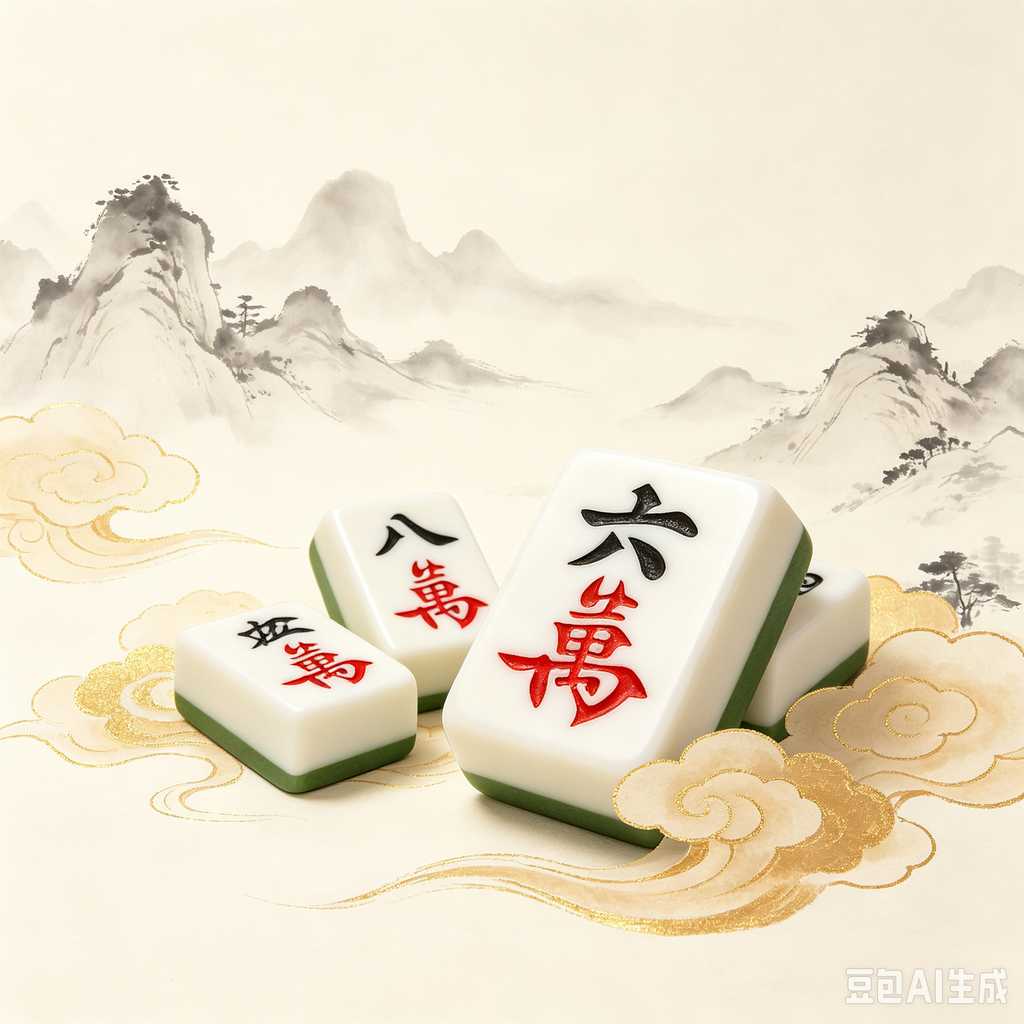 space saving mahjong game set